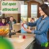 imageRESCUE Reusable Indoor Fruit Fly Traps with NonToxic Liquid Attractant  2 Traps 2Pack 4 Traps