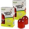 imageRESCUE Reusable Indoor Fruit Fly Traps with NonToxic Liquid Attractant  2 Traps 2Pack 4 Traps