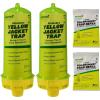 imageRESCUE Reusable Yellowjacket Trap  2 Pack  2 FourWeek Refills2 Pack  2x 4Week Refills