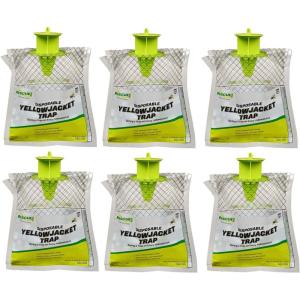 imageRESCUE Disposable Summer Yellowjacket Trap  Mountain ampamp Pacific Formula  6 TrapsEastern Formula