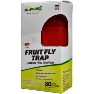 imageRESCUE Fruit Fly Trap  Reusable Includes Liquid Bait Attractant