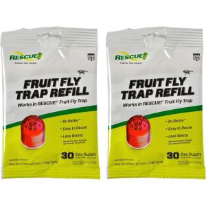 imageRESCUE Fruit Fly Trap Bait Refill  30 Day Supply  2 Pack
