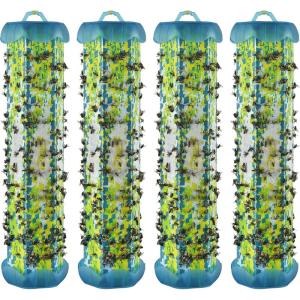 imageRESCUE NonToxic TrapStik for Flies  Indoor Hanging Fly Trap  4 Pack