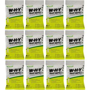 imageRESCUE NonToxic Wasp Hornet Yellowjacket Trap WHY Trap Attractant Refill  2 Week Refill  12 Pack