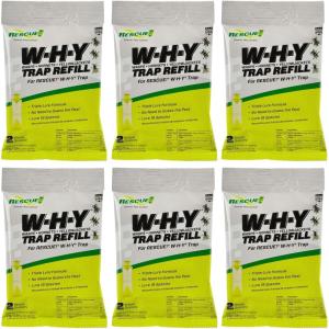 imageRESCUE NonToxic Wasp Hornet Yellowjacket Trap WHY Trap Attractant Refill  2 Week Refill  6 Pack