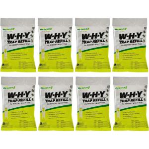 imageRESCUE NonToxic Wasp Hornet Yellowjacket Trap WHY Trap Attractant Refill  2 Week Refill  8 Pack