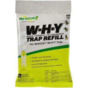 imageRESCUE NonToxic Wasp Hornet Yellowjacket Trap WHY Trap Attractant Refill  2 Week Refill