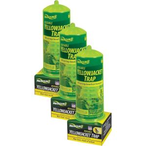 imageRESCUE Reusable Yellowjacket Trap  2 Pack  2 FourWeek Refills3 Pack