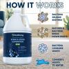 imageEco Strong Pet Stain and Odor Remover  Cat Urine Enzyme Cleaner Destroyer Urine Destroyer for Dogs Pet Urine Enzyme Cleaner  128 Oz128 Fl Oz Pack of 1