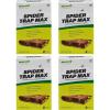 imageRESCUE Spider Trap MAX  Large Indoor Sticky Spider Trap  Catches Brown Recluse Hobo Spiders Black Widows ampamp Wolf Spiders  2 Traps4 Pack