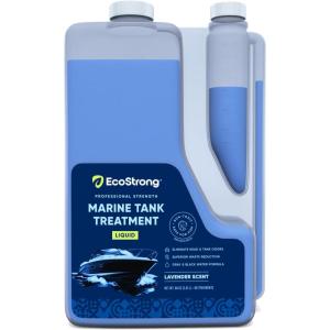 imageEco Strong Marine Holding Tank Treatment  Powerful Enzymatic Black Water Digesting Liquid  Eliminates Tank Odor and Breaks Down Waste 33 oz68 Fl Oz Pack of 1