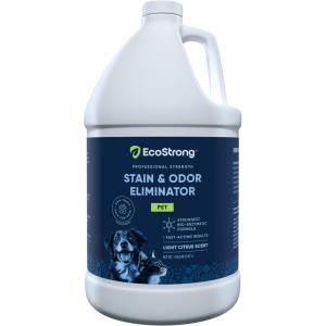 imageEco Strong Pet Stain and Odor Remover  Cat Urine Enzyme Cleaner Destroyer Urine Destroyer for Dogs Pet Urine Enzyme Cleaner  128 Oz128 Fl Oz Pack of 1