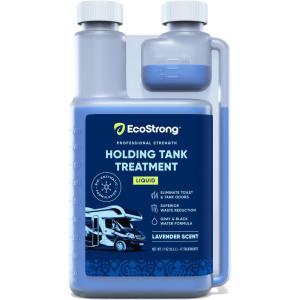 imageEco Strong RV Toilet Treatment  RV Black Tank Treatment  RV Holding Tank Digestor Odor Eliminator and Cleaner  Perfect for Campers RVs Boats 17 Treatments LavenderLavender Scented  17 oz