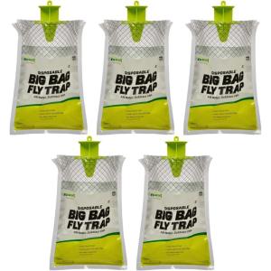 imageRESCUE Big Bag Fly Trap  Disposable Outdoor Use  5 Traps