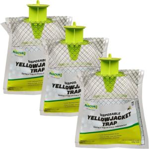 imageRESCUE Disposable Yellowjacket Trap  Central ampamp Eastern Formula  3 Traps