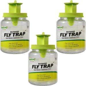 imageRESCUE Outdoor Fly Trap  Reusable  3 Traps