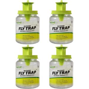 imageRESCUE Outdoor Fly Trap  Reusable  4 Traps