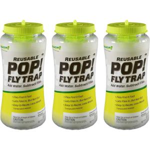 imageRESCUE POP Fly Trap  Large Reusable Fly Trap for Outdoor Use  3 Pack