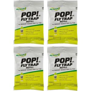imageRESCUE POP Fly Trap Bait Refill  Outdoor Use  4 Pack