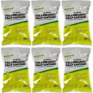 imageRESCUE Yellowjacket Attractant Cartridge 10 Week Supply  for RESCUE Reusable Yellowjacket Traps  6 Pack