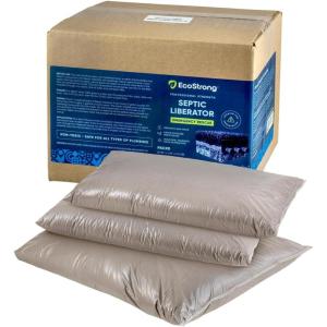 imageSeptic Tank Shock Treatment  Bio Enzyme Septic Safe Clears Leach ampamp Drain Fields Dissolves Organic Solids Grease Hair  Drain Deodorizer 75 LBS3 packs