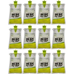 imageRESCUE Big Bag Fly Trap  Disposable Outdoor Use  12 Traps12 Packs