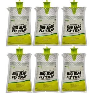 imageRESCUE Big Bag Fly Trap  Disposable Outdoor Use  6 Traps