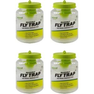 imageRescue Outdoor Reusable Fly Trap Canister 4 Pack