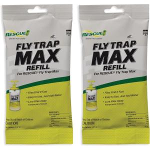 image:imageRESCUE Fly Trap Max Refill  Large Reusable Outdoor Fly Trap Refill Only  12 Pack2 Pack