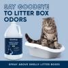 image:imageEco Strong Cat Stain And Odor Remover Enzyme Urine Odor Neutralizer  Stain Remover for Carpet Litter Boxes Bedding and Laundry Citrus Scent Gallon Value Size160 Fl Oz