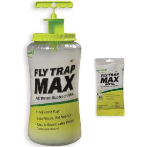 image:imageRESCUE Fly Trap Max Bundle  Large Reusable Outdoor Fly Trap amp Refill Bundle  2 Traps  2 Refills1 Trap  1 Refill