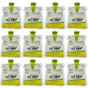 image:imageRESCUE Outdoor Disposable Hanging Fly Trap  12 TrapsFly Trap