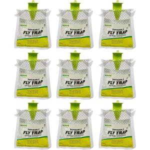 image:imageRESCUE Outdoor Disposable Hanging Fly Trap  9 Traps