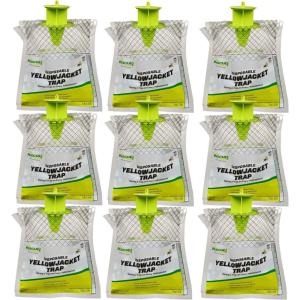 image:imageRESCUE Disposable Yellowjacket Trap  Central amp Eastern Formula  9 Traps